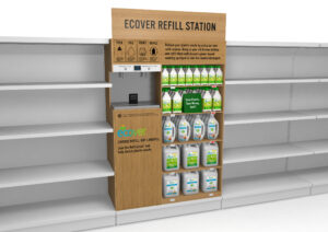 Eco Refilling Station Permanent Fixture Display Concept