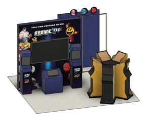 Creative concept sketch visuals PR event space pop up shop retail installation bespoke prop makers creative design agency