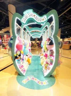 original squish mashmallows pos stand