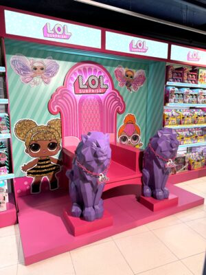 Refurb Shop Fit Retail Environment Store Design Photo Op Props Production and Installation