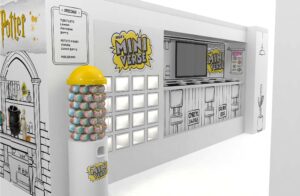 Creative concept visuals PR event space pop up shop retail installation bespoke prop makers creative design agency