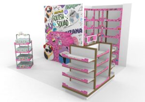 PR event space pop up shop retail environment installation bespoke prop makers creative design agency