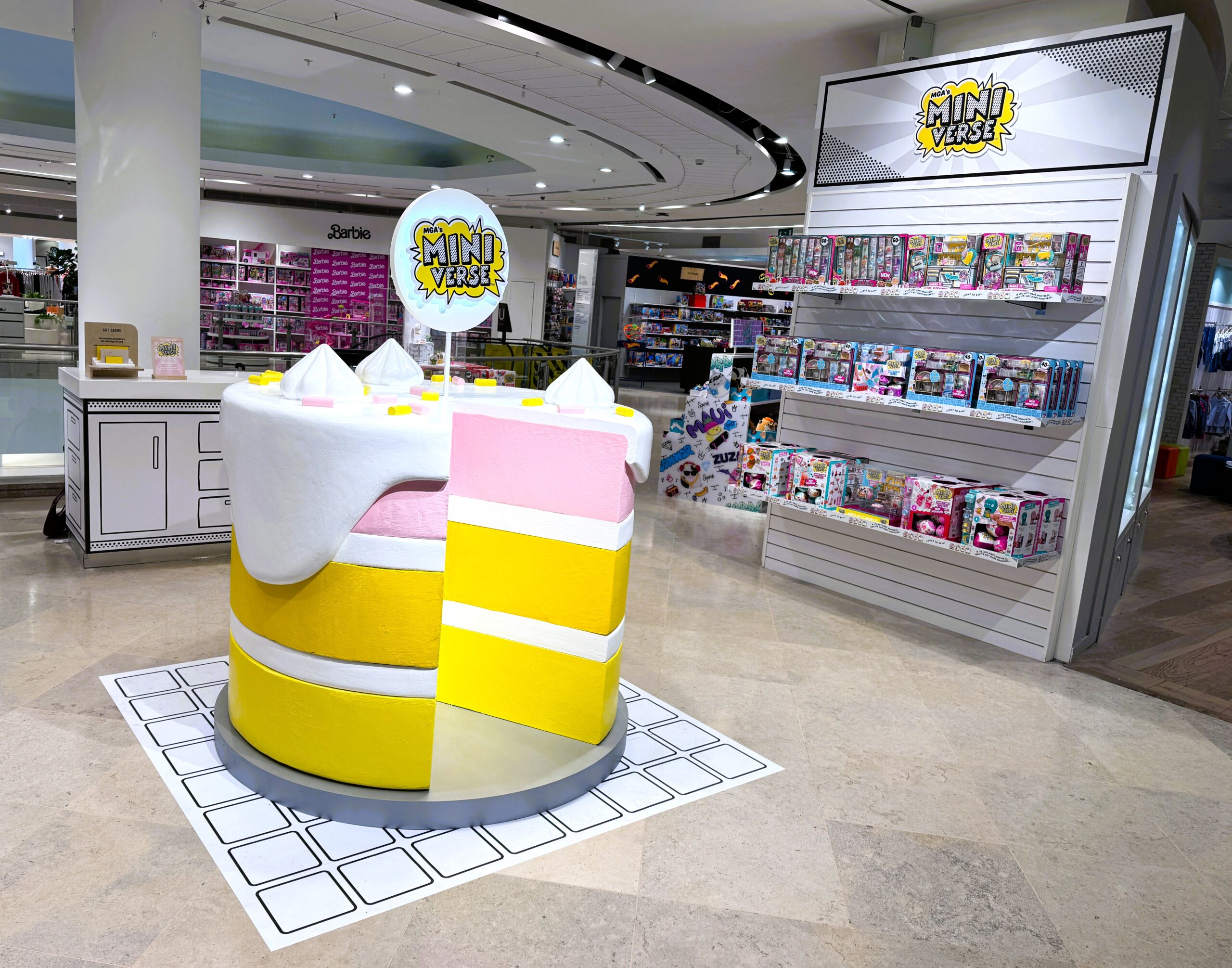 PR event space pop up shop retail environment installation bespoke prop makers creative design agency