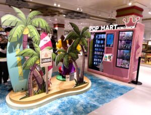 PR event space pop up shop retail environment installation bespoke prop makers creative design agency