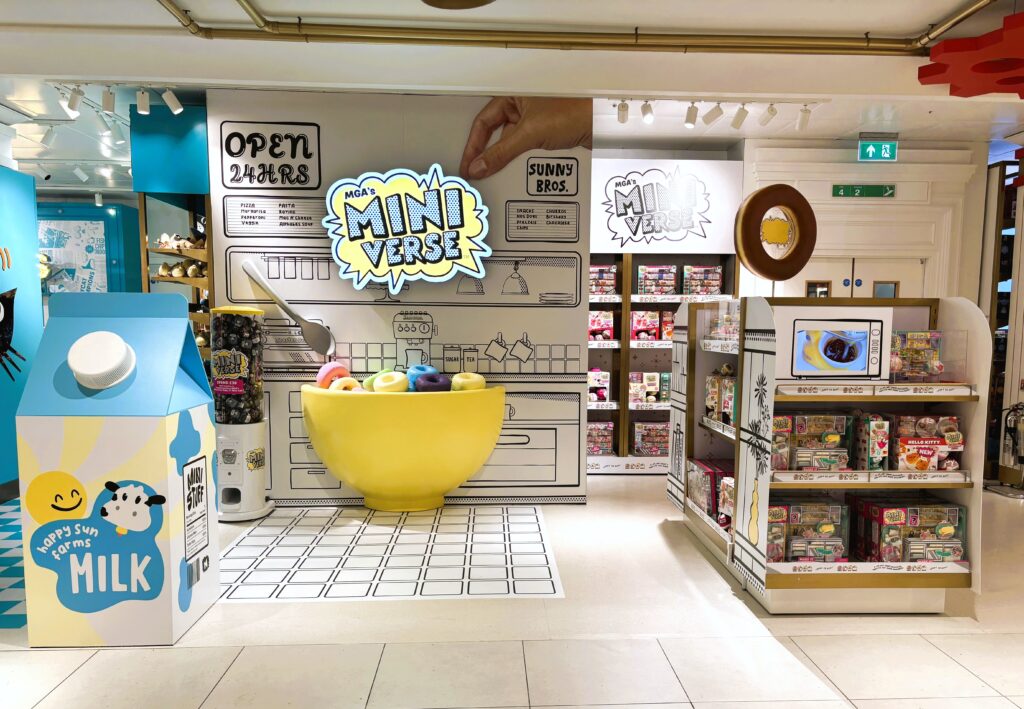 PR event space pop up shop retail environment installation bespoke prop makers creative design agency