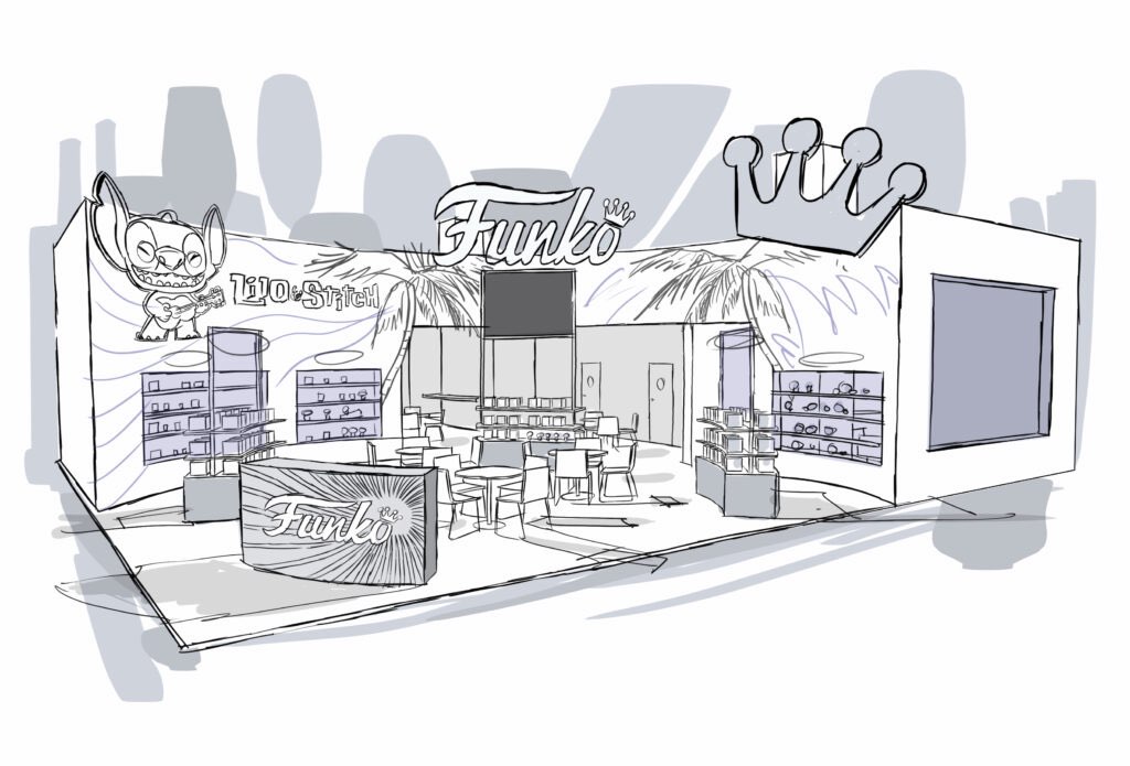 Exhibition design PR event space pop up shop retail environment installation bespoke prop makers creative design agency