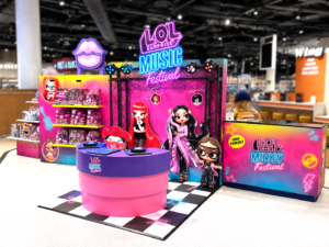 PR event space pop up shop retail environment installation bespoke prop makers creative design agency