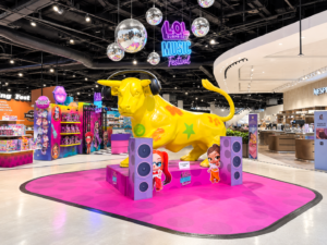 PR event space pop up shop retail environment installation bespoke prop makers creative design agency