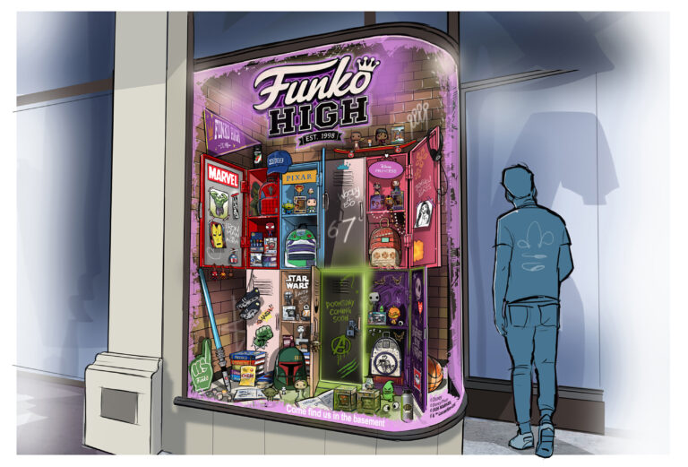 Retail Window Displays PR Event Installation Visual merchandising Prop makers Set Design Large format printing Retail display Beposke Signage Design agency